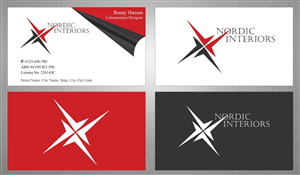 Business Card Design by Sbss for Nordic Interiors | Design: #1543094
