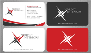 Business Card Design by Sbss for Nordic Interiors | Design: #1543095