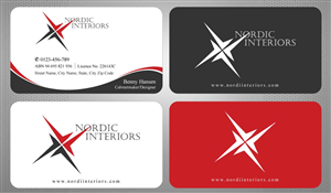 Business Card Design by Sbss for Nordic Interiors | Design: #1543100