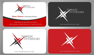 Business Card Design by Sbss for Nordic Interiors | Design: #1543118