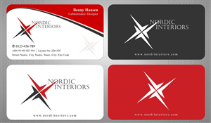 Business Card Design by Sbss for Nordic Interiors | Design: #1543126