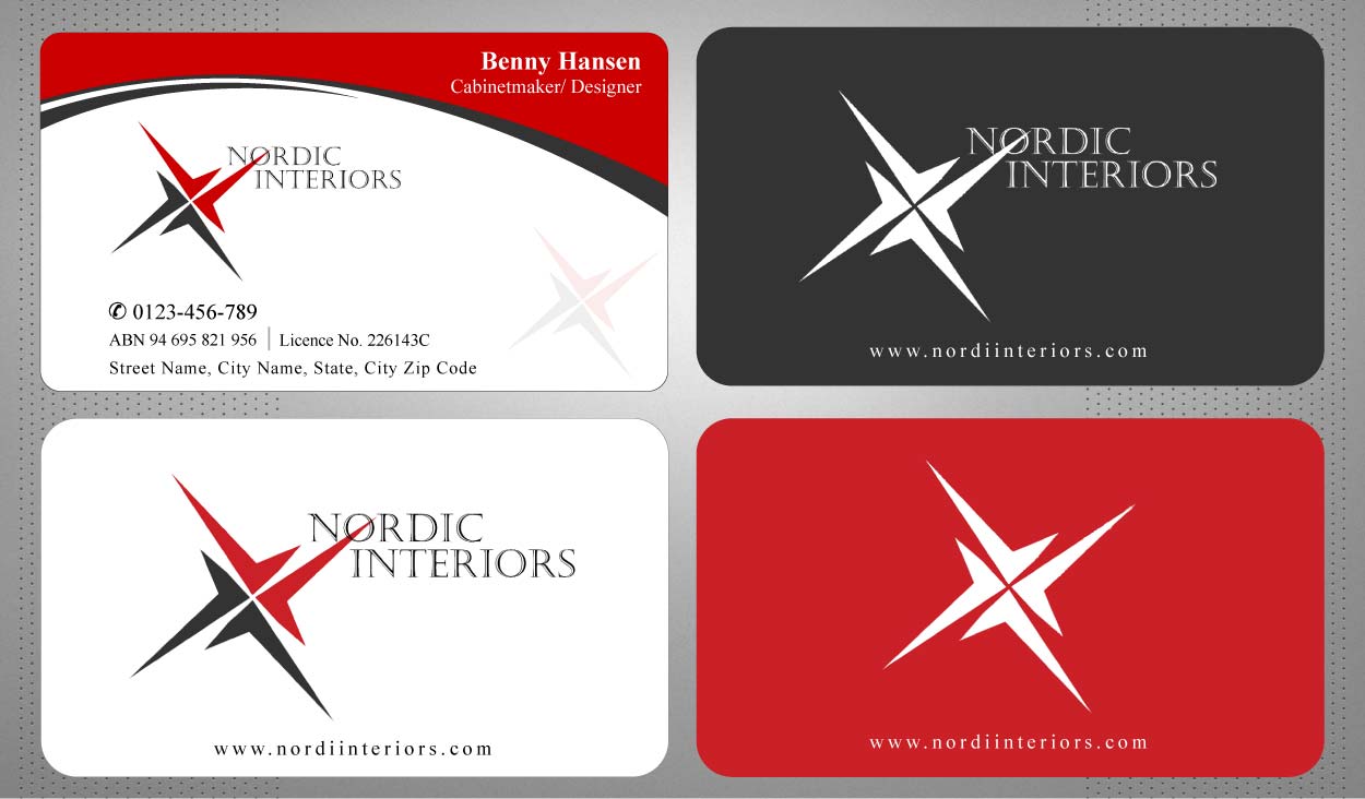 Design de Carte de Visite par Sbss pour Nordic Interiors | Design #1543134