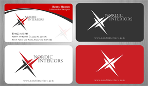 Business Card Design by Sbss for Nordic Interiors | Design: #1543134