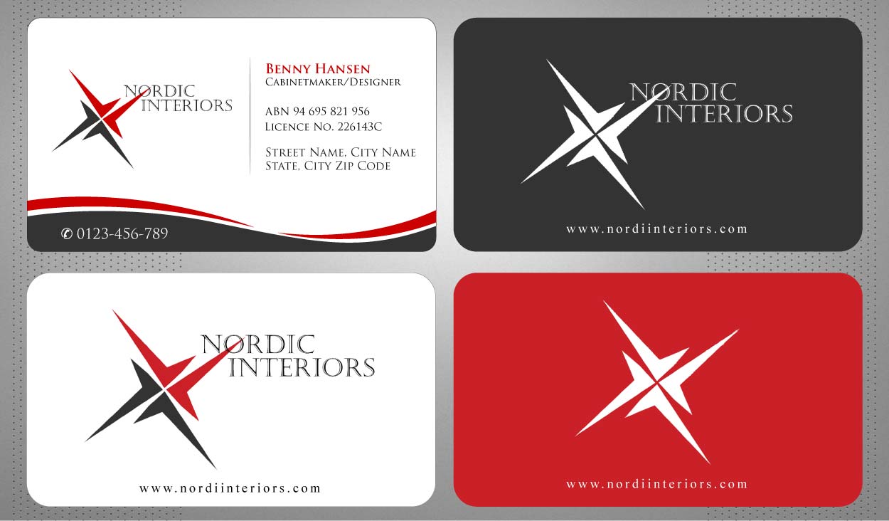 Design de Carte de Visite par Sbss pour Nordic Interiors | Design #1543138