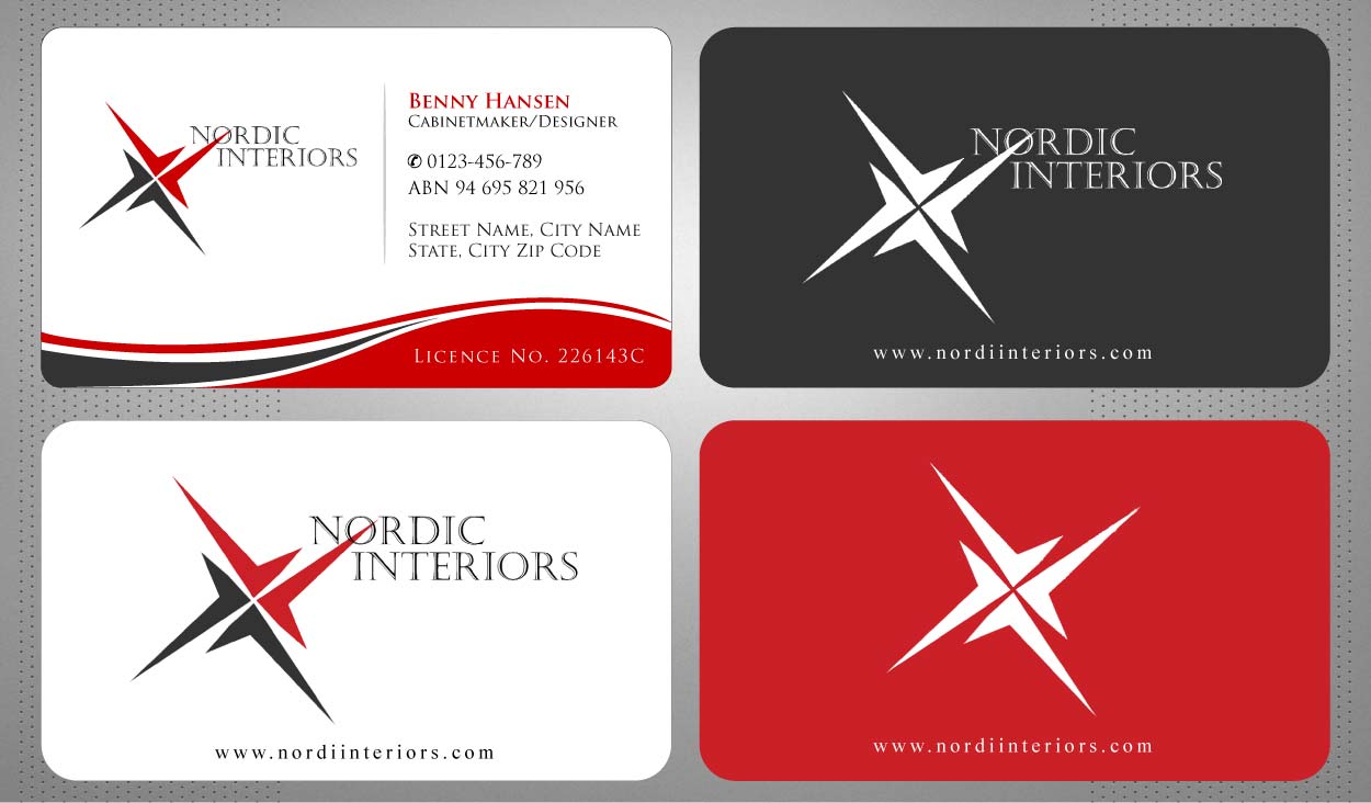 Design de Carte de Visite par Sbss pour Nordic Interiors | Design #1543139