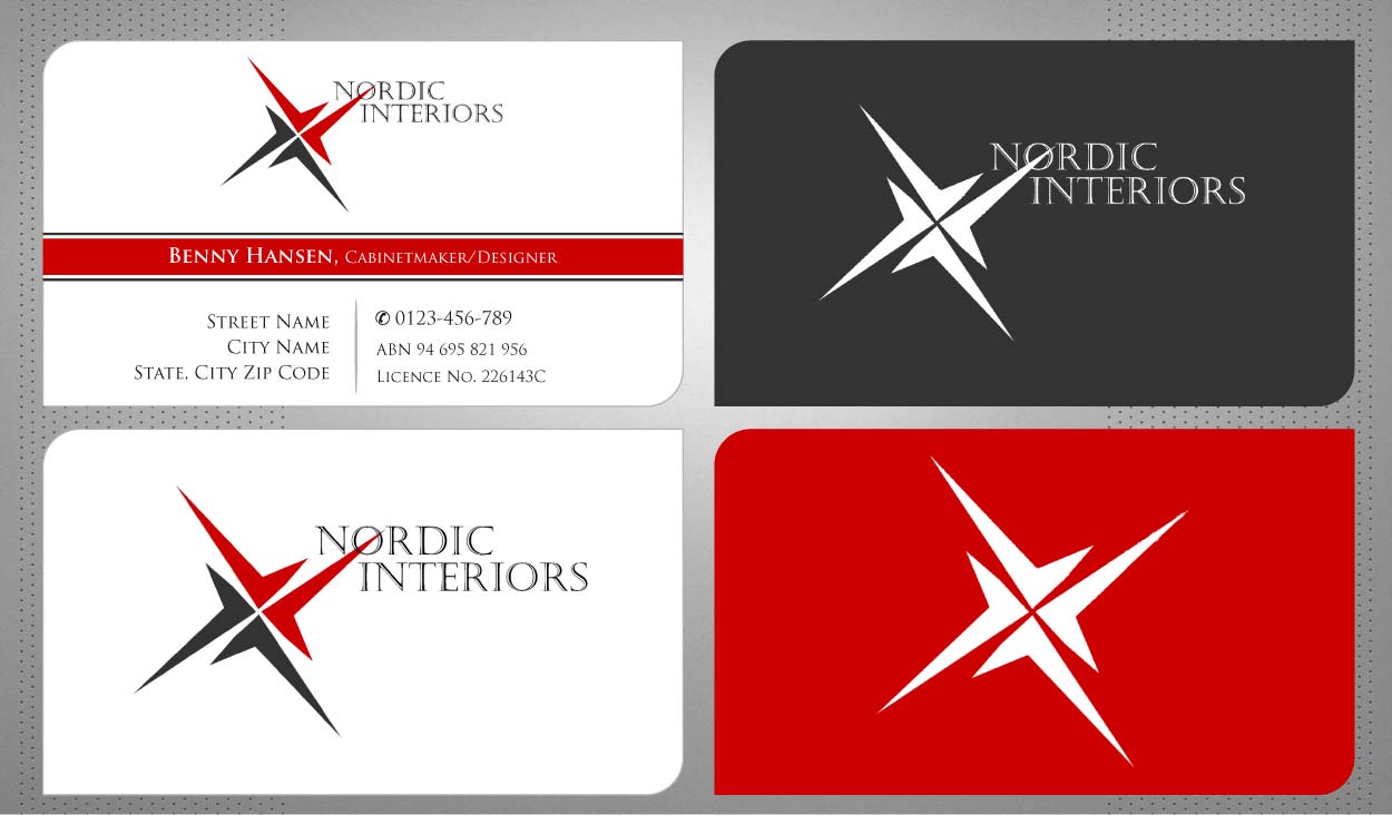 Design de Carte de Visite par Sbss pour Nordic Interiors | Design #1543143