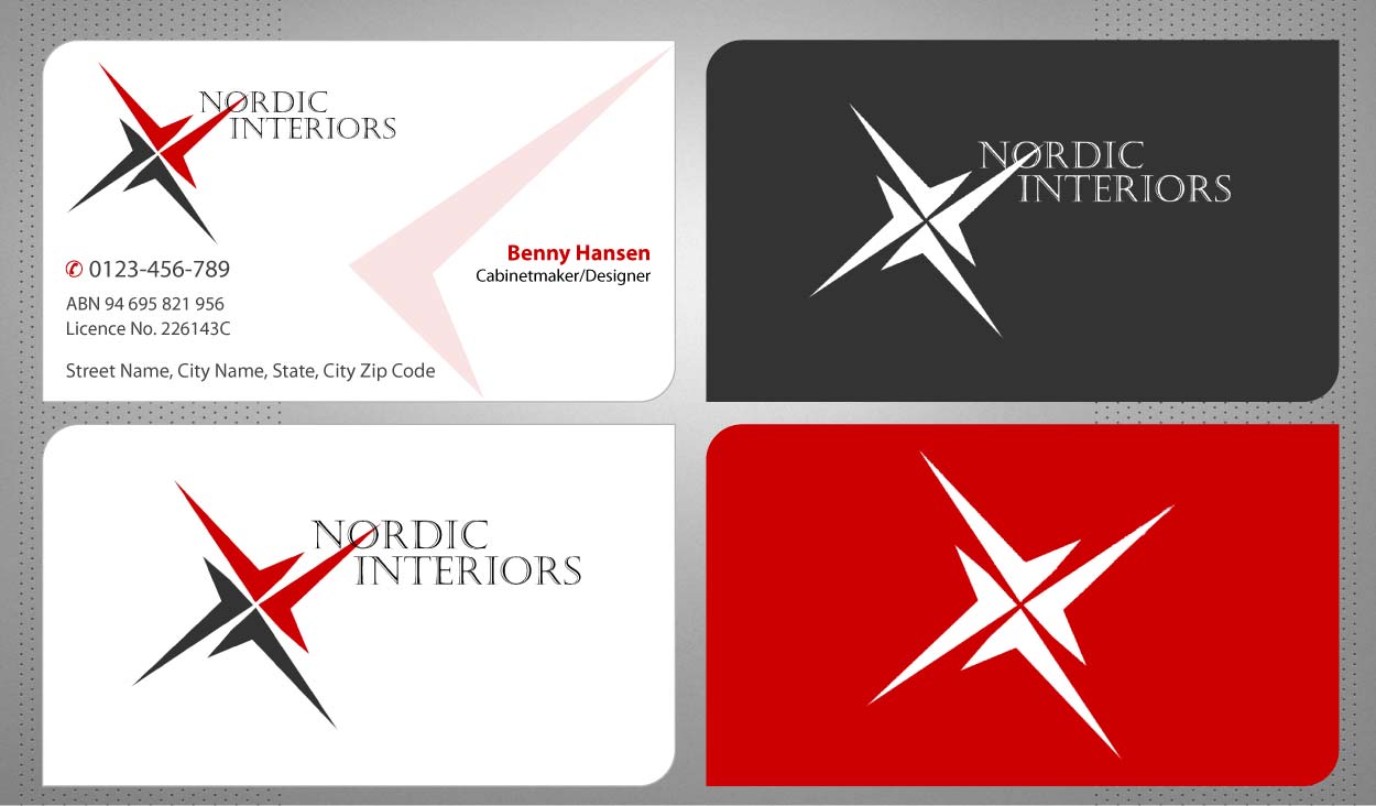 Business Card Design by Sbss for Nordic Interiors | Design #1543146