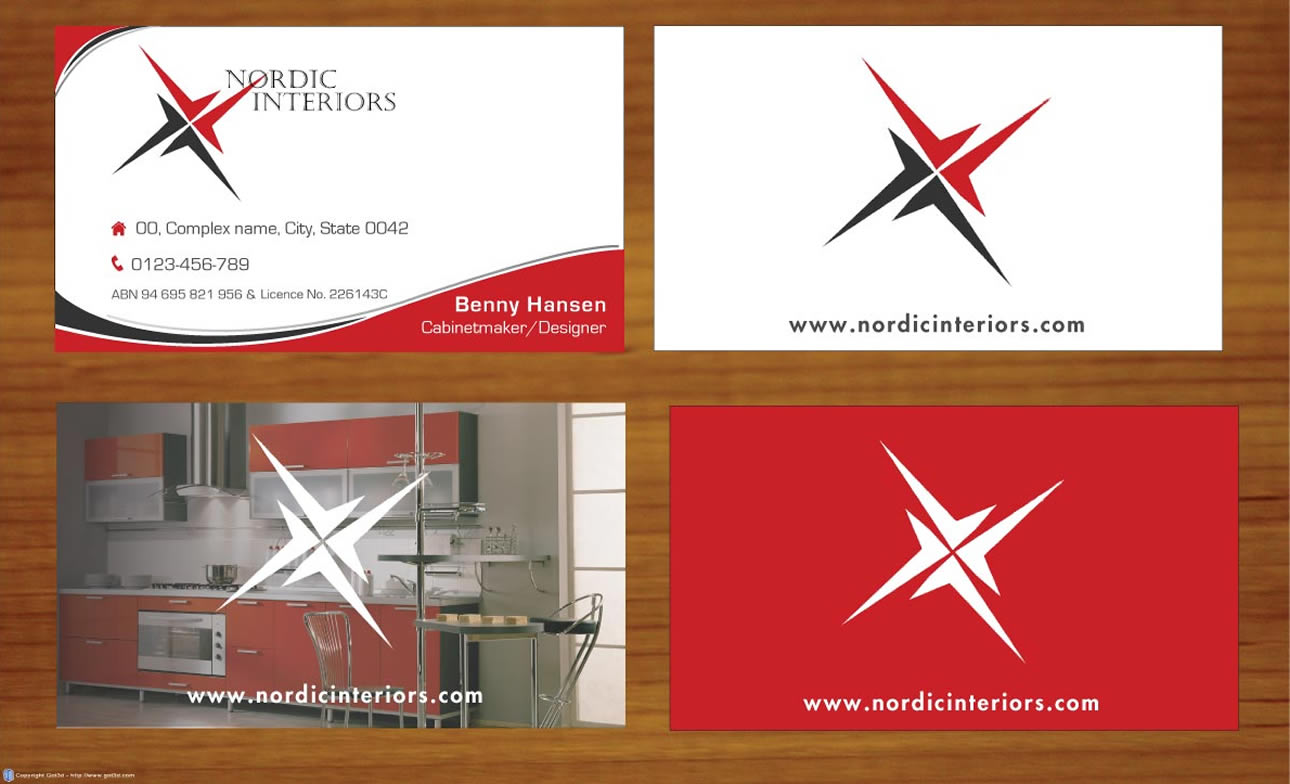 Business Card Design by Sbss for Nordic Interiors | Design #1543771