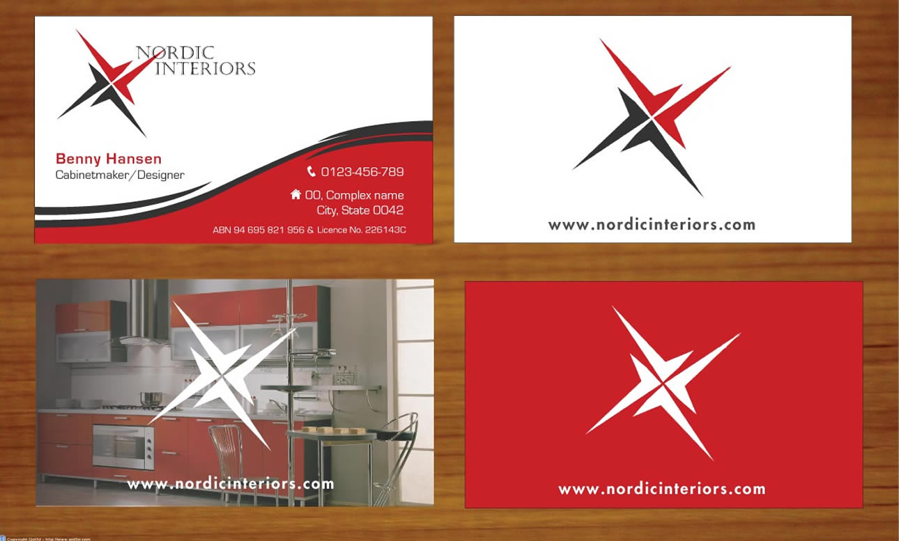 Business Card Design by Sbss for Nordic Interiors | Design #1543776