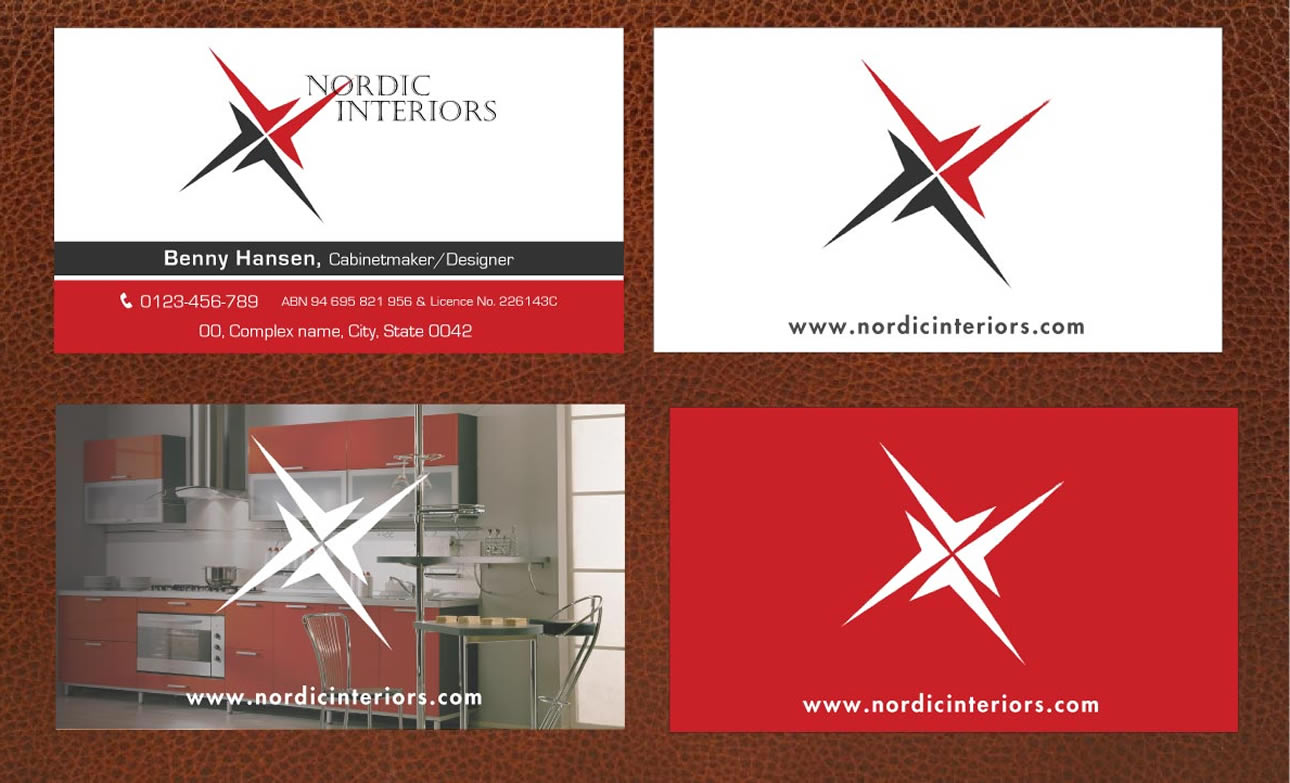 Design de Carte de Visite par Sbss pour Nordic Interiors | Design #1543780