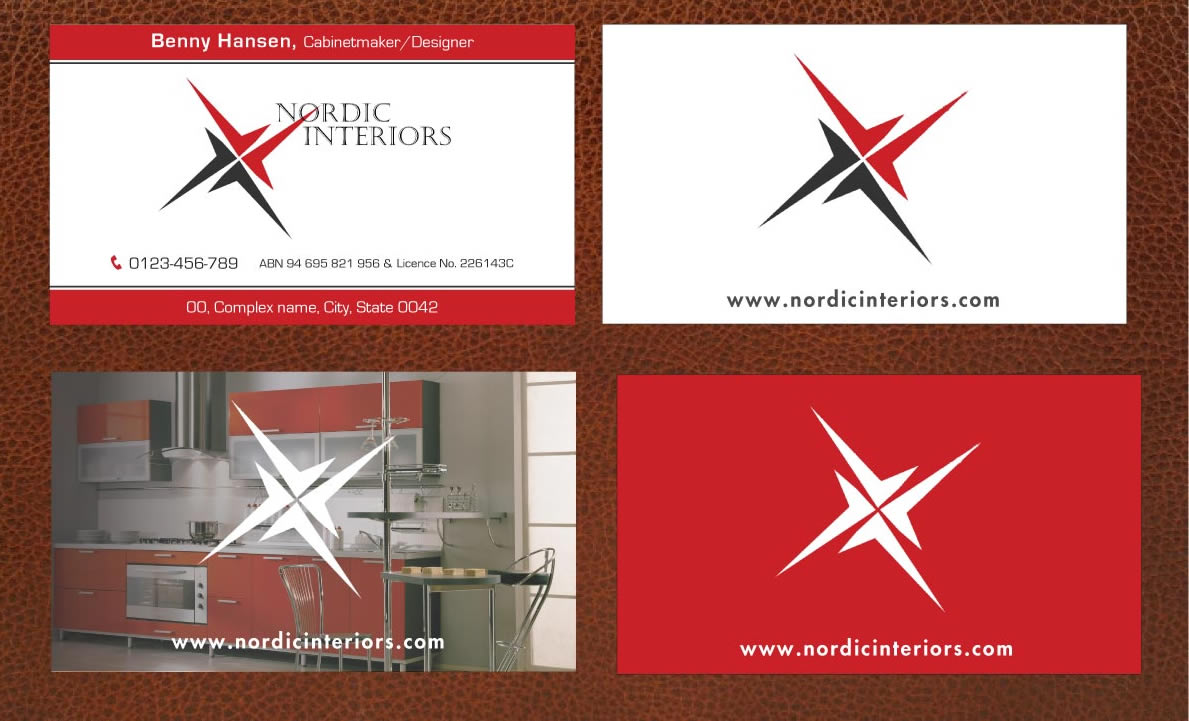 Design de Carte de Visite par Sbss pour Nordic Interiors | Design #1543781