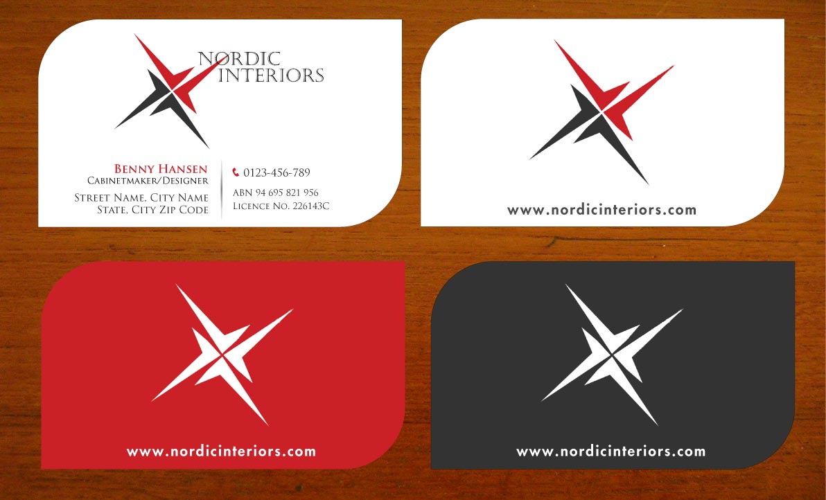 Business Card Design by Sbss for Nordic Interiors | Design #1544704