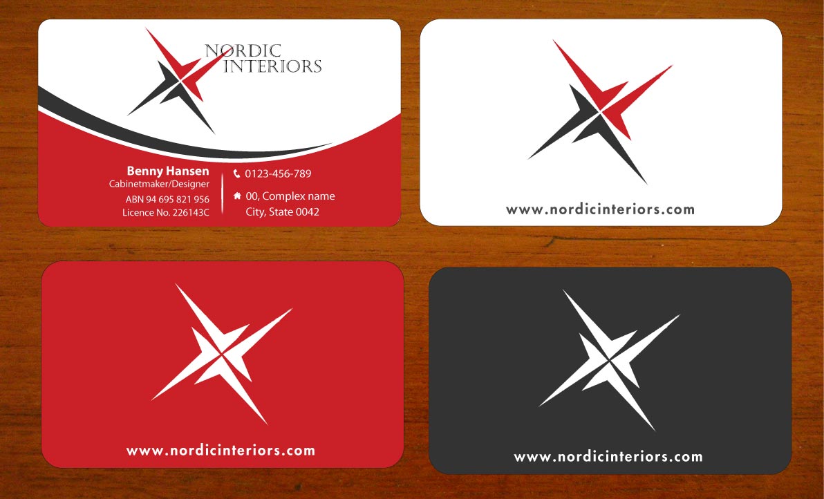 Business Card Design by Sbss for Nordic Interiors | Design #1544727