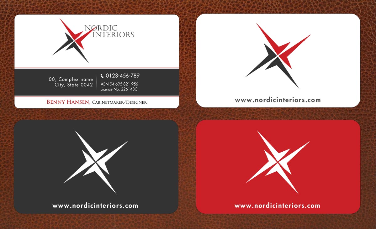 Design de Carte de Visite par Sbss pour Nordic Interiors | Design #1544731