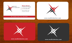 Design de Carte de Visite par Sbss pour Nordic Interiors | Design : #1544756