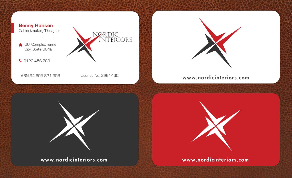 Business Card Design by Sbss for Nordic Interiors | Design #1544763