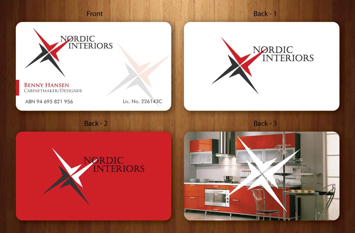 Business Card Design by Sbss for Nordic Interiors | Design #1544809