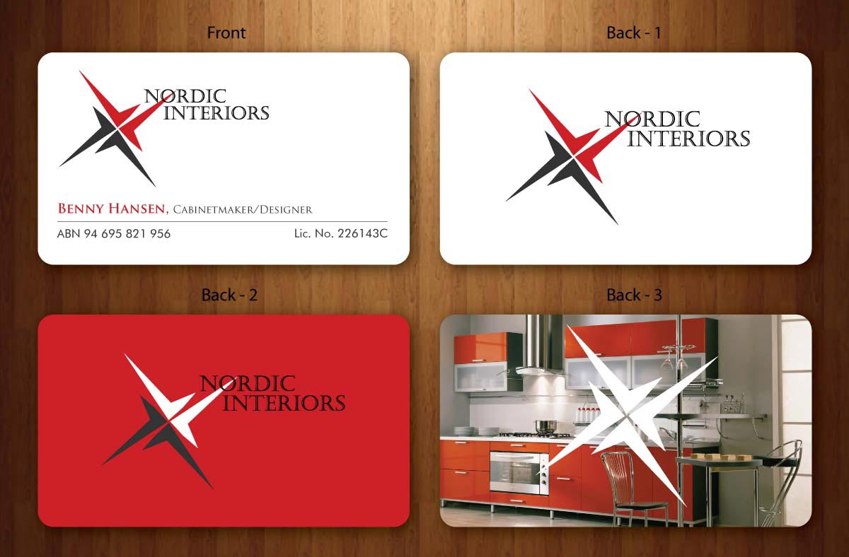 Business Card Design by Sbss for Nordic Interiors | Design #1544813