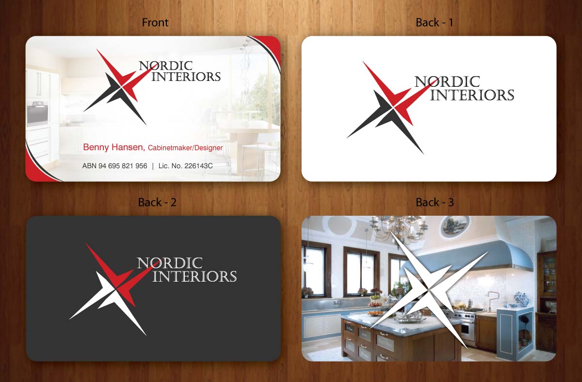 Business Card Design by Sbss for Nordic Interiors | Design #1544846