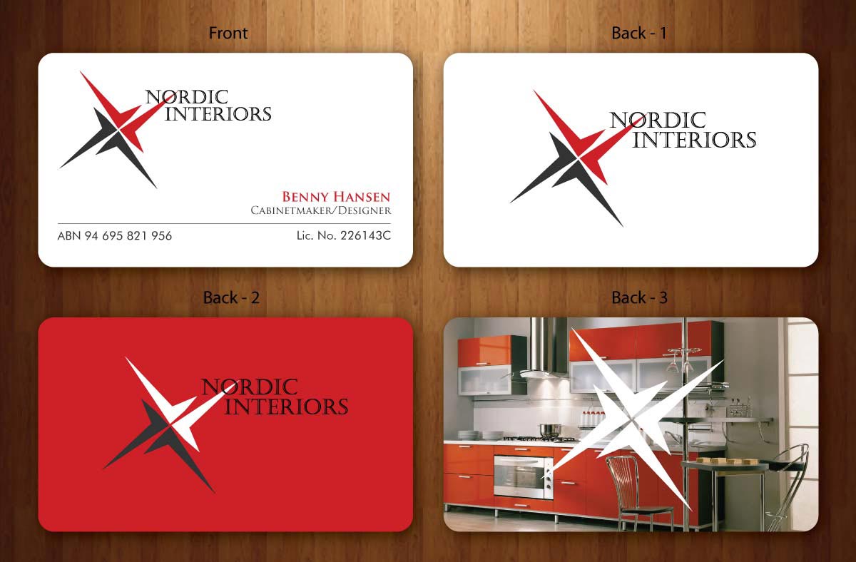 Business Card Design by Sbss for Nordic Interiors | Design #1544864