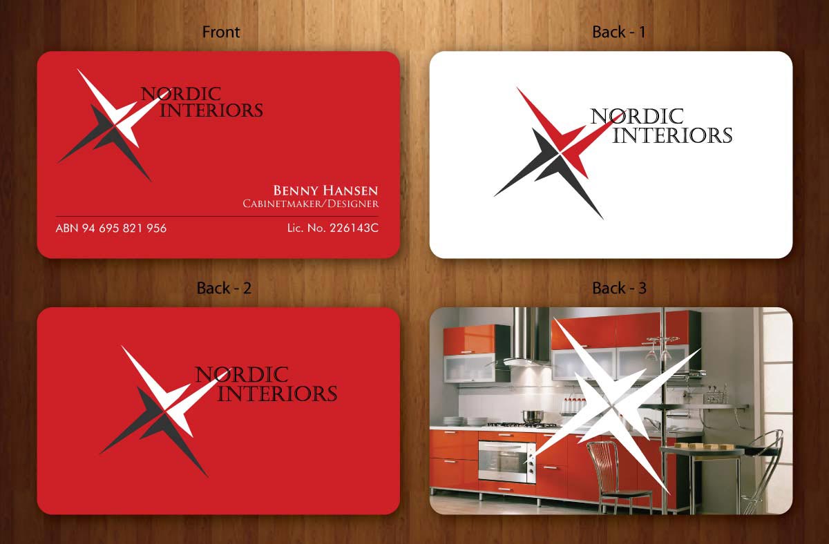 Business Card Design by Sbss for Nordic Interiors | Design #1544869