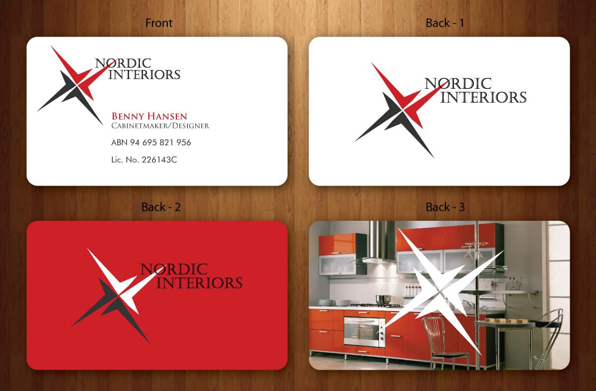 Business Card Design by Sbss for Nordic Interiors | Design #1544874