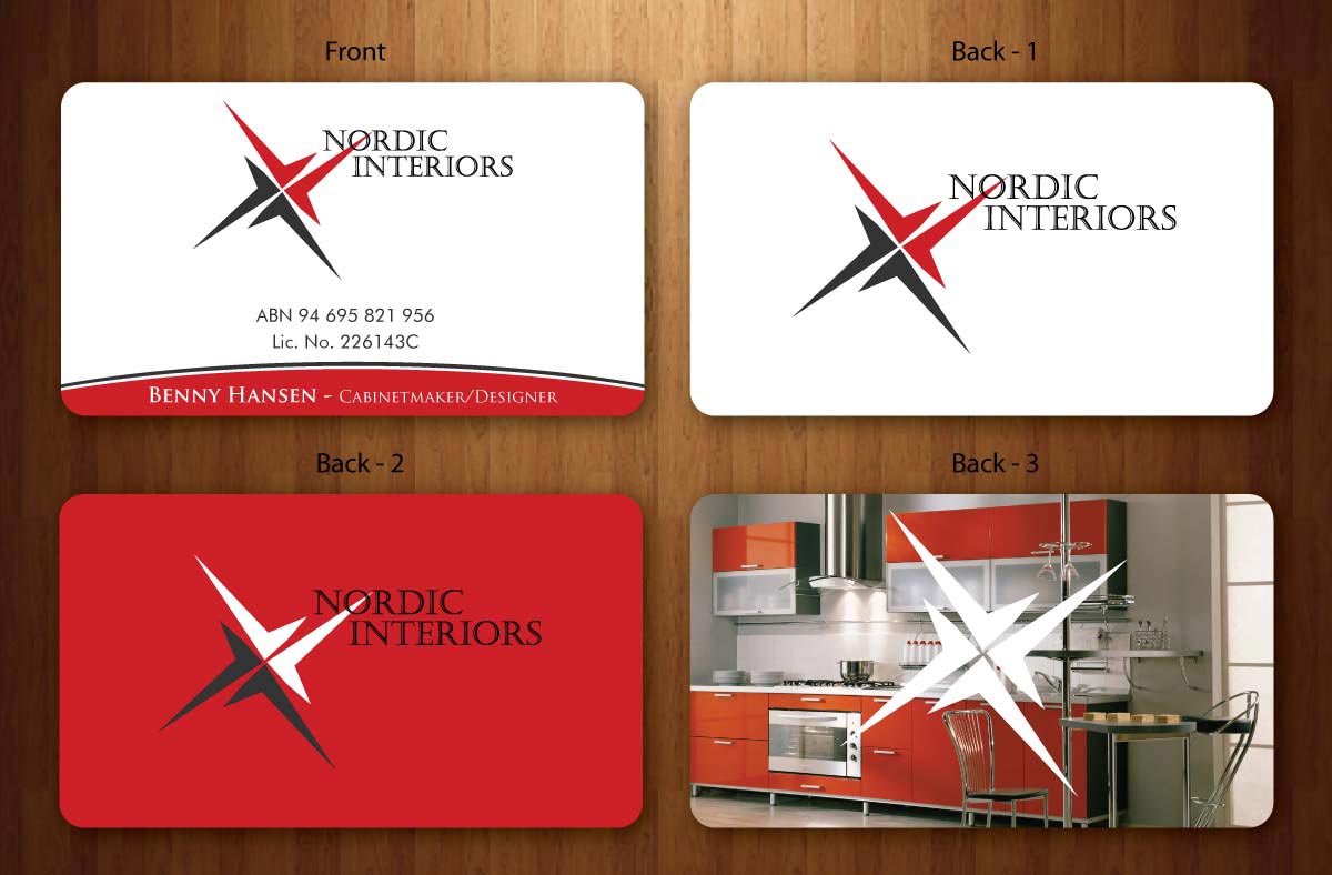 Business Card Design by Sbss for Nordic Interiors | Design #1544878