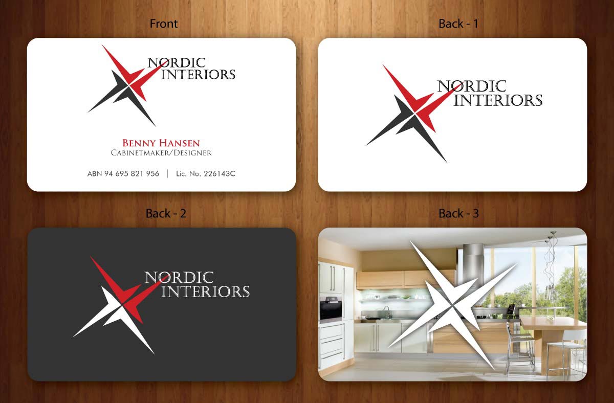 Business Card Design by Sbss for Nordic Interiors | Design #1544882