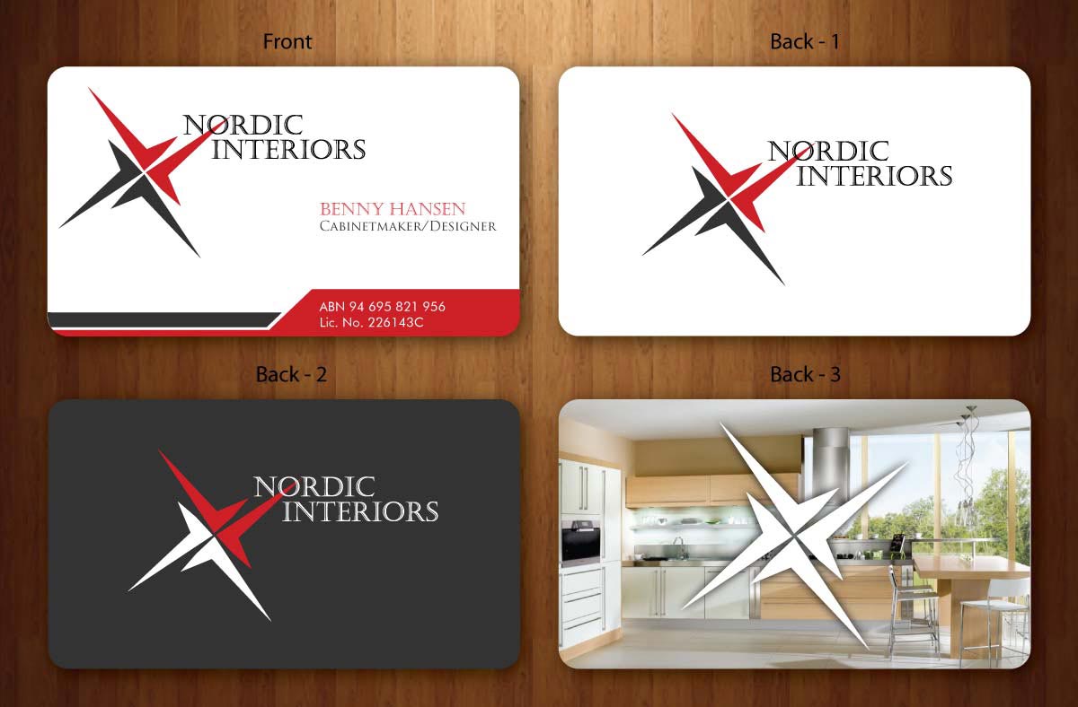 Business Card Design by Sbss for Nordic Interiors | Design #1544886