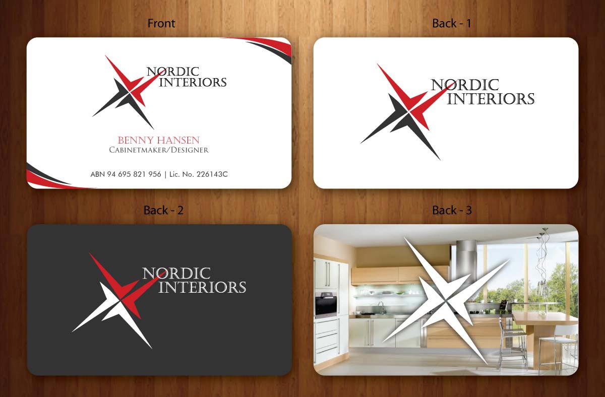 Business Card Design by Sbss for Nordic Interiors | Design #1544889
