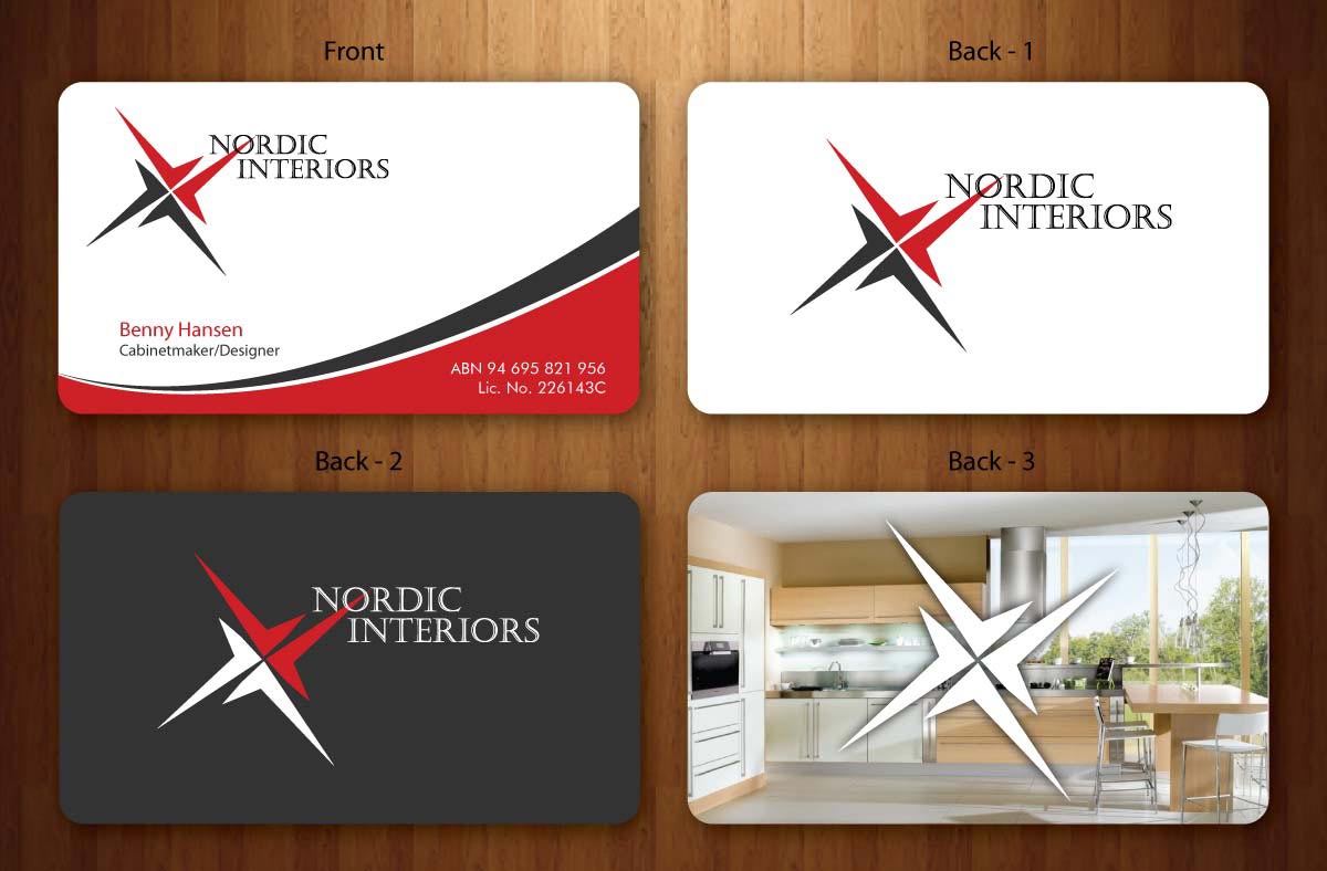 Business Card Design by Sbss for Nordic Interiors | Design #1544905