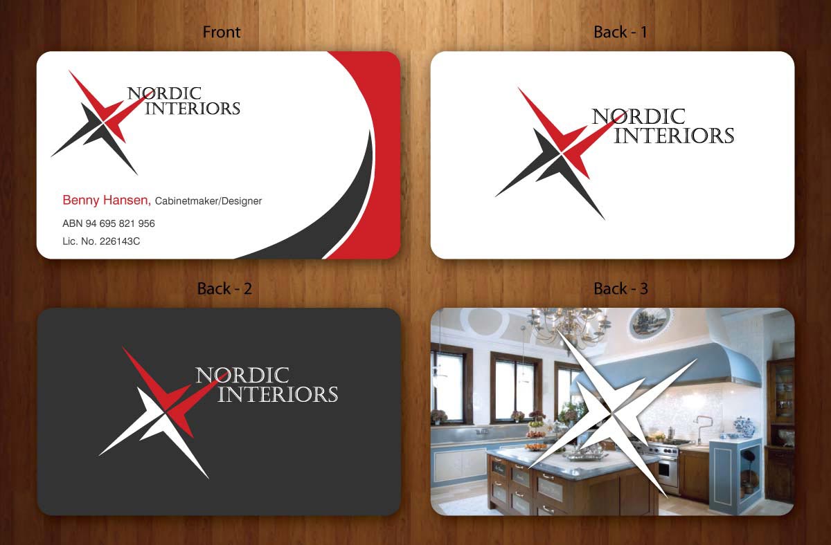 Business Card Design by Sbss for Nordic Interiors | Design #1544909