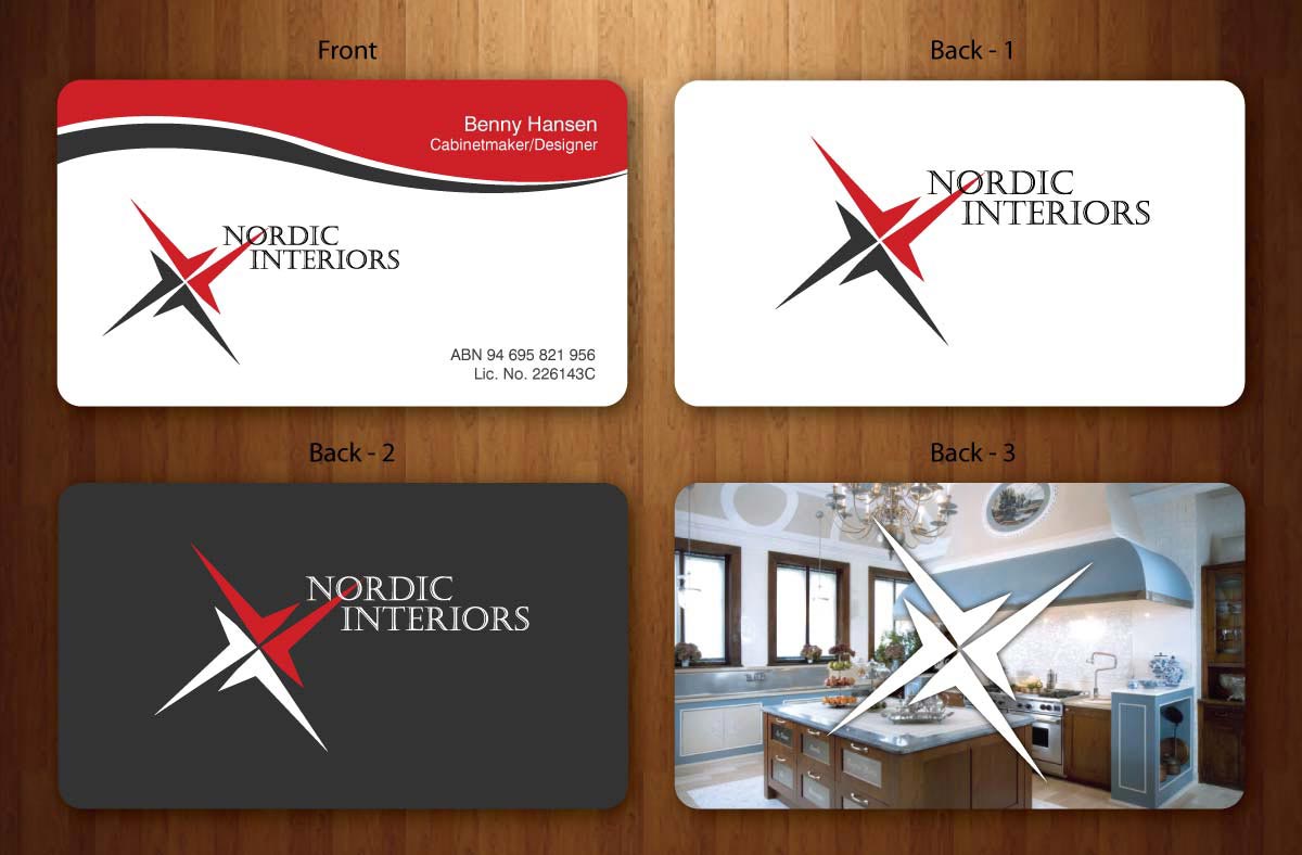 Business Card Design by Sbss for Nordic Interiors | Design #1544924