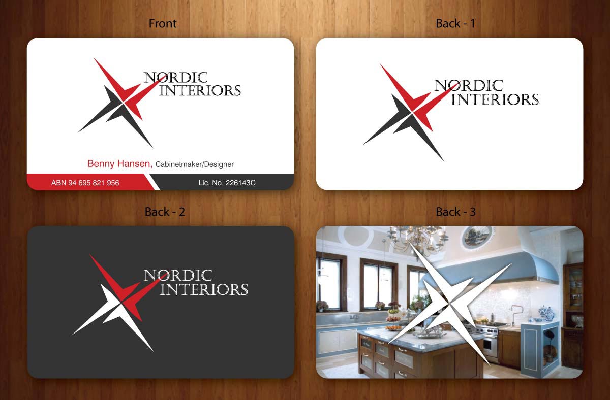 Business Card Design by Sbss for Nordic Interiors | Design #1544929
