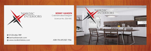Visitenkarten-Design von Sbss für Nordic Interiors | Design: #1562219