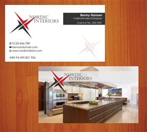 Visitenkarten-Design von Sbss für Nordic Interiors | Design: #1562221