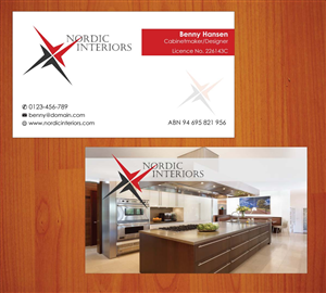 Visitenkarten-Design von Sbss für Nordic Interiors | Design: #1562225