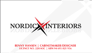 Design de Carte de Visite par kacndw pour Nordic Interiors | Design : #1544440
