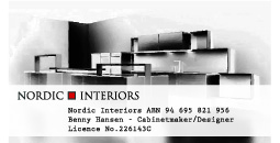 Visitenkarten-Design von Oei für Nordic Interiors | Design #1578784