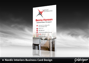 Business Card Design by gekgrfx for Nordic Interiors | Design: #1554643