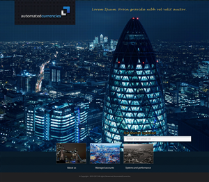 Web Design by LORIKEET CG for Global FX | Design #1588272