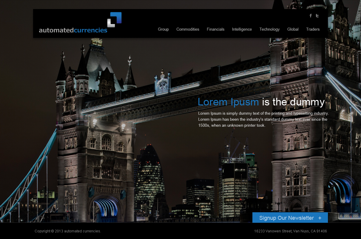 Web Design by Wings on web for Global FX | Design #1607545