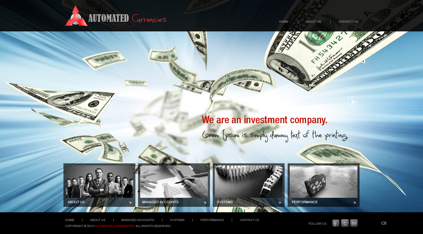 Web Design by pb for Global FX | Design #1556447