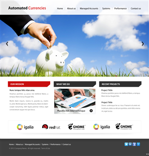 Web-Design von pb für Global FX | Design: #1556453