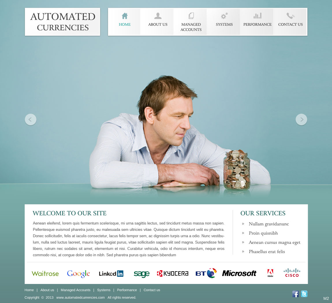 Web Design by pb for Global FX | Design #1556454