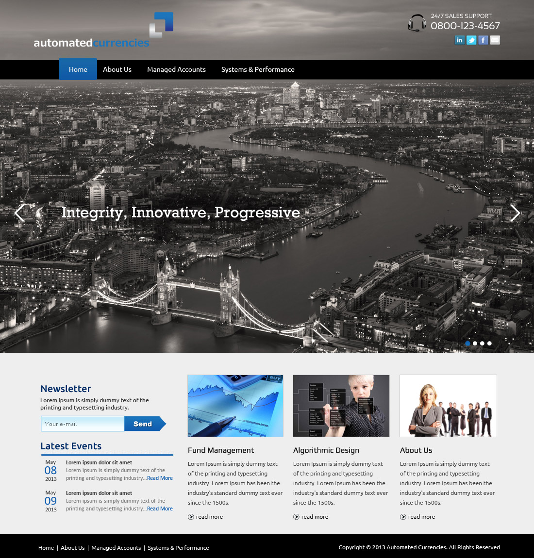 Web Design by OM for Global FX | Design #1586684