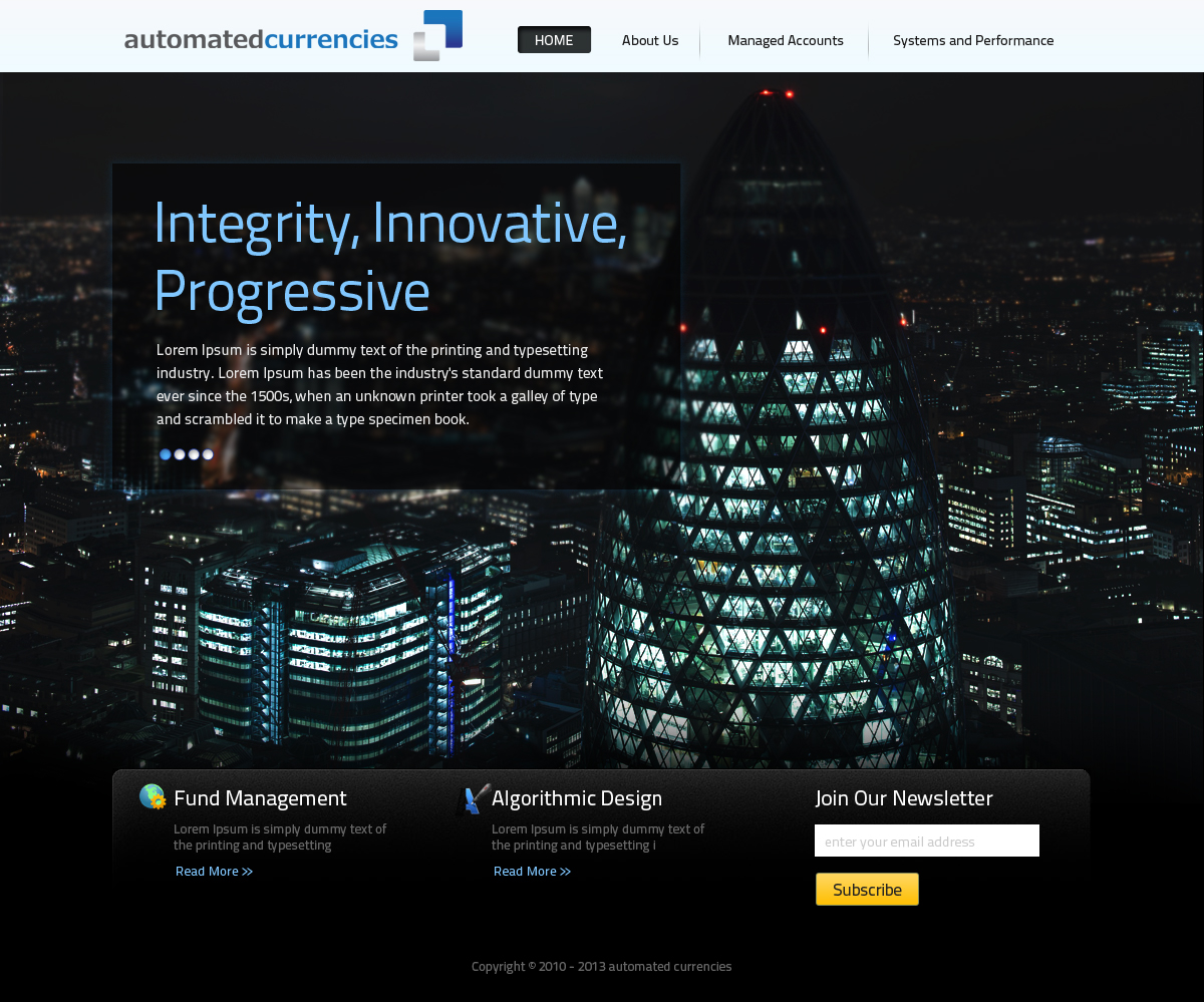 Web Design par OM pour Global FX | Design #1590808