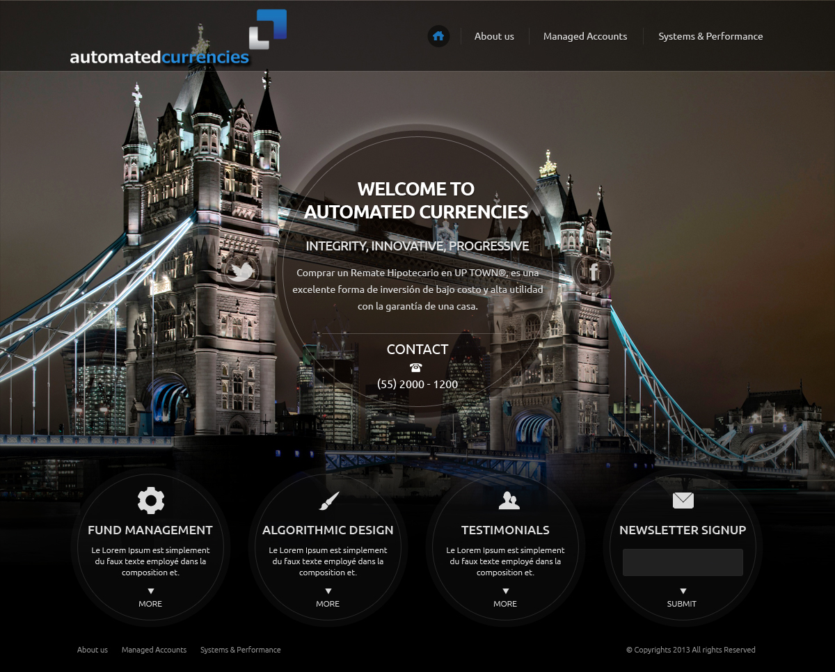 Web Design par OM pour Global FX | Design #1590829