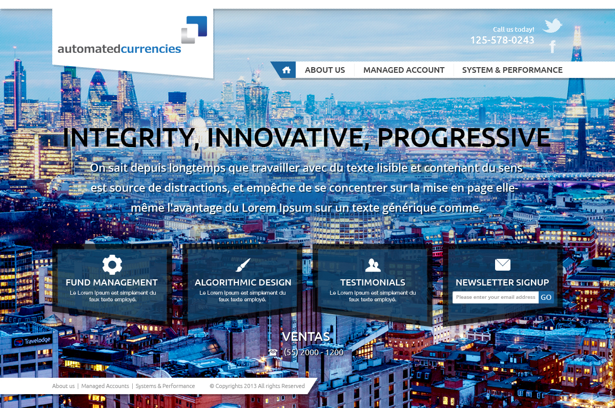 Web-Design von OM für Global FX | Design #1590833