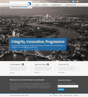 Web-Design von OM für Global FX | Design: #1591021